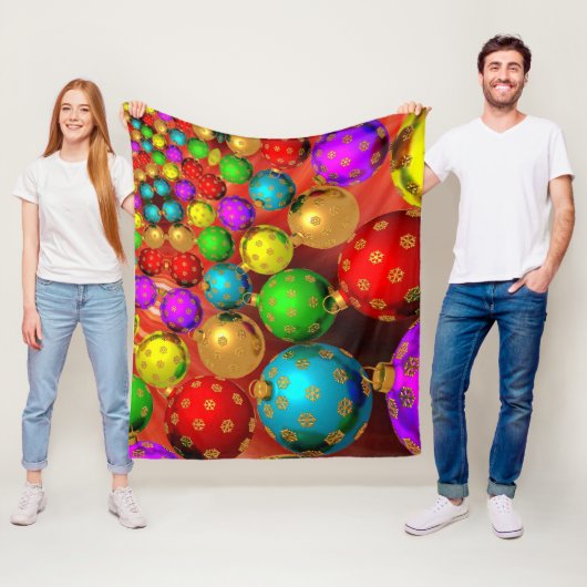 Kerstornament Jamboree Fleece Deken (In situ)