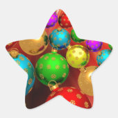 Kerstornament Jamboree Ster Sticker (Voorkant)