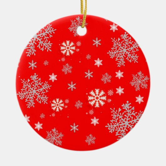 Kerstornament keramisch ornament (Voorkant)