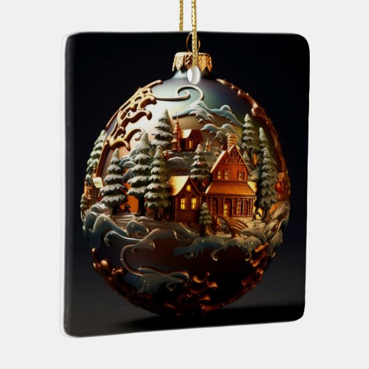 kerstornament keramisch ornament (Rechts)