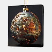 kerstornament keramisch ornament (Links)