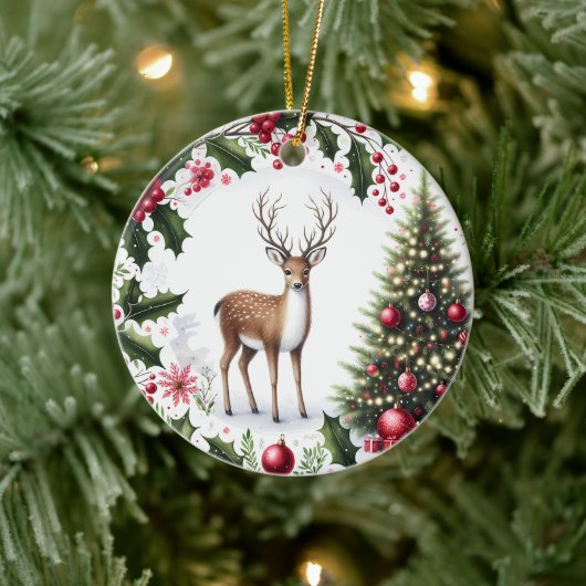 Kerstornament Keramisch Ornament (Boom)