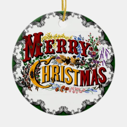  kerstOrnament Keramisch Ornament (Voorkant)