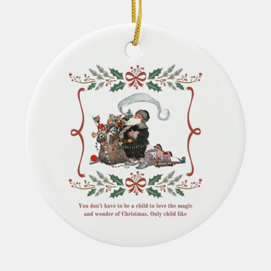 Kerstornament Keramisch Ornament (Voorkant)