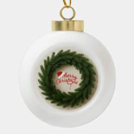 Kerstornament Keramische Bal Ornament