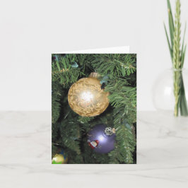 Kerstornament Lege Vouwkaarten Kaart