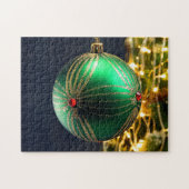 Kerstornament Lights Bokeh Jigzaag Puzzle Legpuzzel (Horizontaal)