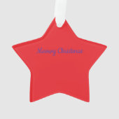 Kerstornament Meowy 2025 Ornament (achterkant)