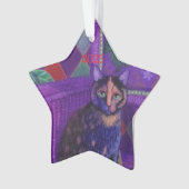 Kerstornament Meowy 2025 Ornament (voorkant)