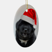 Kerstornament met blaffende Humbug Keramisch Ornament (Rechts)