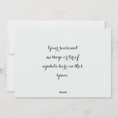 Kerstornament met familienaam en -foto feestdagenkaart (Achterkant)