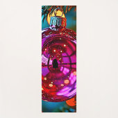 Kerstornament met sprankelend ontwerp yogamat (Voorkant)