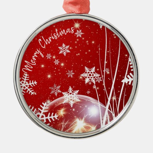 Kerstornament Metalen Ornament (Voorkant)