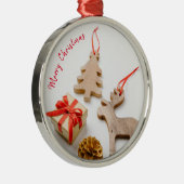 Kerstornament Metalen Ornament (Rechts)