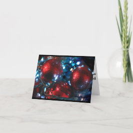 Kerstornament nog leven 2016 feestdagen kaart