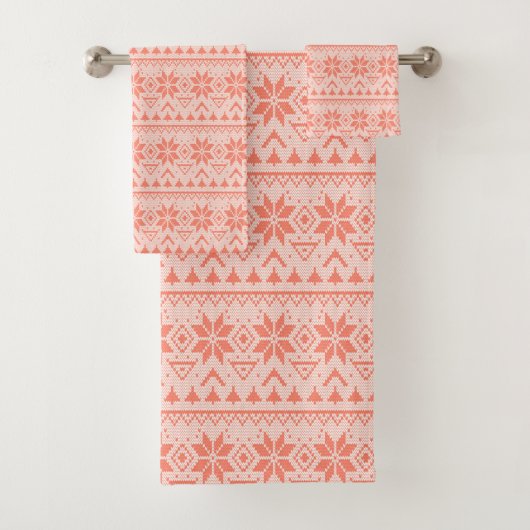 Kerstornament noords winterscandinavisch norw bad handdoek (Insitu)