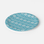 Kerstornament noords winterscandinavisch norw papieren bordje (Gekanteld)