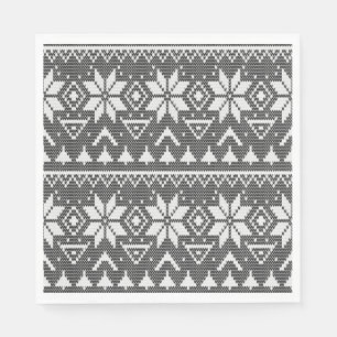 Kerstornament noords winterscandinavisch norw servet