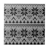 Kerstornament noords winterscandinavisch norw tegeltje (Voorkant)