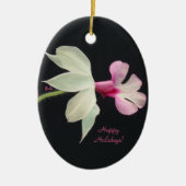kerstornament Orchid Keramisch Ornament (Voorkant)