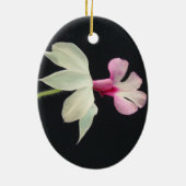 kerstornament Orchid Keramisch Ornament (Achterkant)