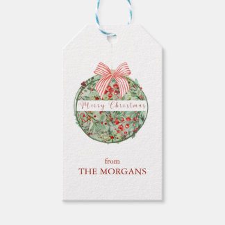 Kerstornament Persoonlijke Gift Tag Cadeaulabel