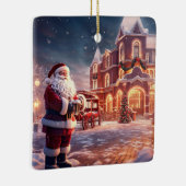 Kerstornament-Sinterklaas Keramisch Ornament (Rechts)