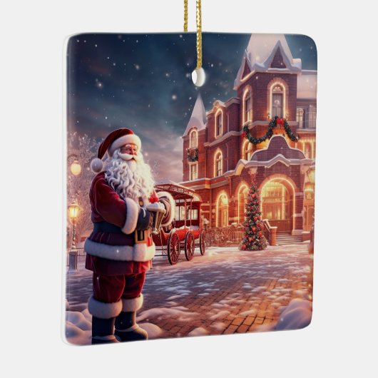 Kerstornament-Sinterklaas Keramisch Ornament (Rechts)