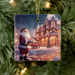 Kerstornament-Sinterklaas Keramisch Ornament