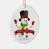 Kerstornament-Sman Keramisch Ornament (Rechts)