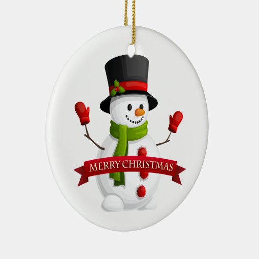 Kerstornament-Sman Keramisch Ornament (Rechts)