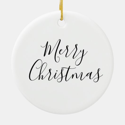 Kerstornament Sneeuwvlok Keramisch Ornament (Achterkant)