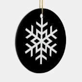 kerstornament Snowflake Keramisch Ornament (Rechts)