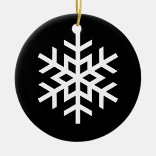 kerstornament Snowflake Keramisch Ornament