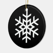 kerstornament Snowflake Keramisch Ornament (Links)