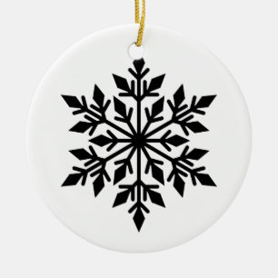 kerstornament Snowflake Keramisch Ornament