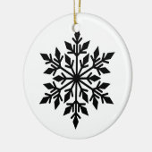 kerstornament Snowflake Keramisch Ornament (Links)
