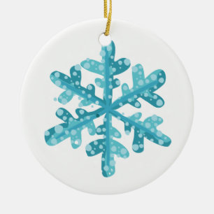 kerstornament Snowflake Keramisch Ornament