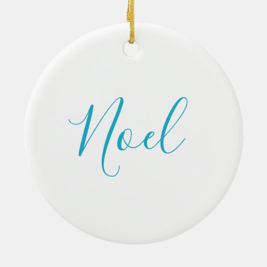 kerstornament Snowflake Keramisch Ornament (Achterkant)