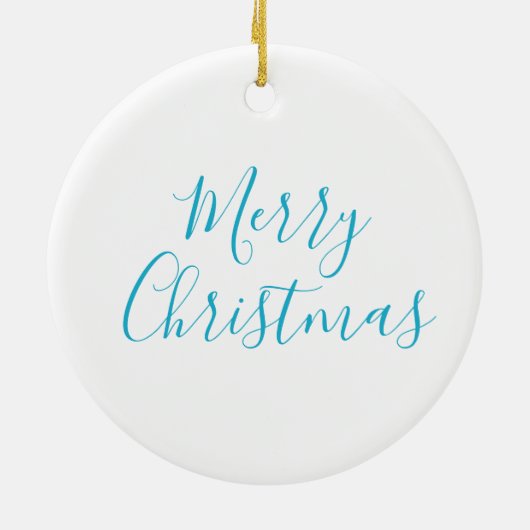 kerstornament Snowflake Keramisch Ornament (Achterkant)