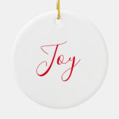 kerstornament Snowman Keramisch Ornament (Achterkant)