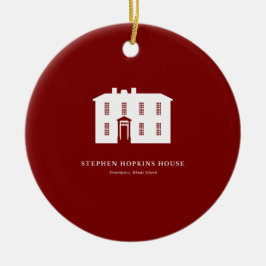 Kerstornament — Stephen Hopkins House Keramisch Ornament