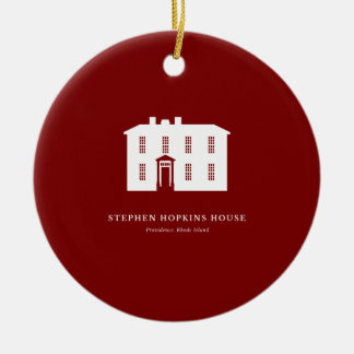 Kerstornament — Stephen Hopkins House Keramisch Ornament