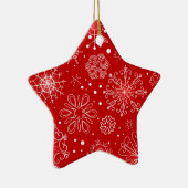 Kerstornament Ster Keramisch Ornament (Rechts)