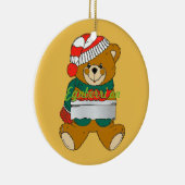 Kerstornament Teddy Bear Keramisch Ornament (Rechts)