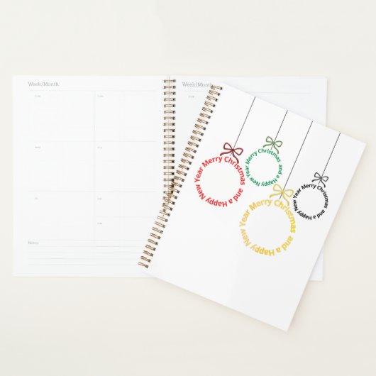 Kerstornament Tekst Ontwerp Planner (Display)