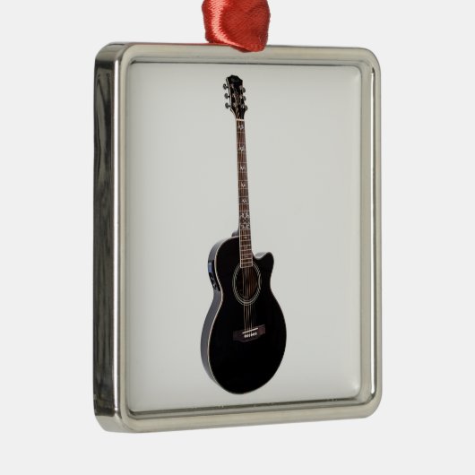 KERSTORNAMENT VAN DE GITARIST METALEN ORNAMENT (Rechts)