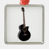 KERSTORNAMENT VAN DE GITARIST METALEN ORNAMENT (Voorkant)
