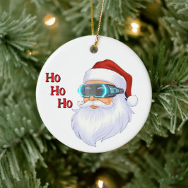 Kerstornament van Kerstman Keramisch Ornament