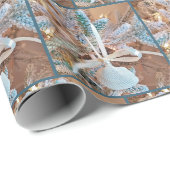 Kerstornament van schelpen cadeaupapier (Rol Hoek)